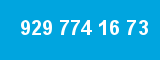 929 774 16 73 929 774 16 73